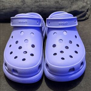 Brand new purple Crocs platform shoes women’s 11